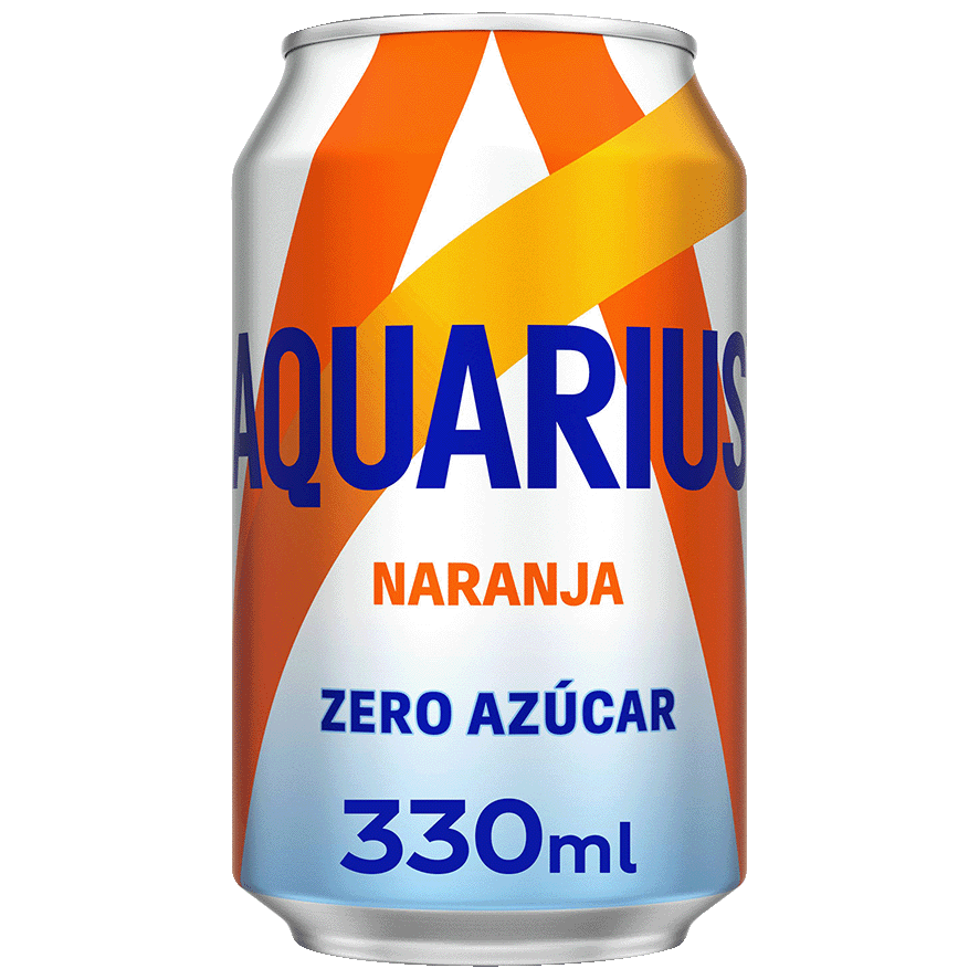 AQUARIUS NARANJA LATA 33 CL
