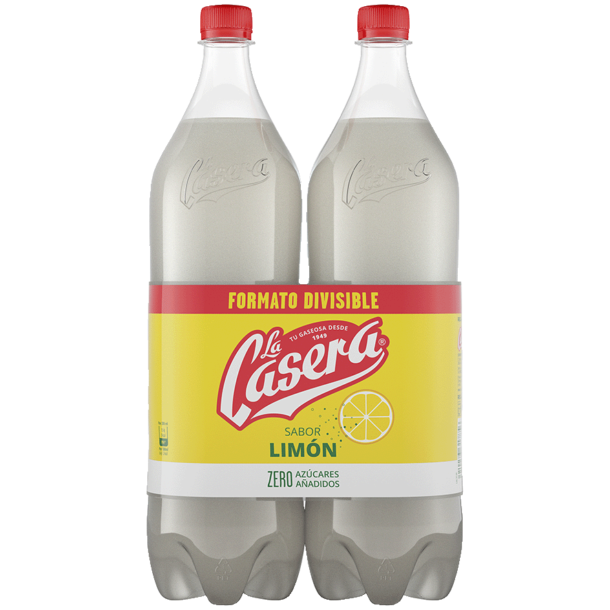 REFRESCO DE LIMÓN 1.5 LITROS PACK 2 - La Casera