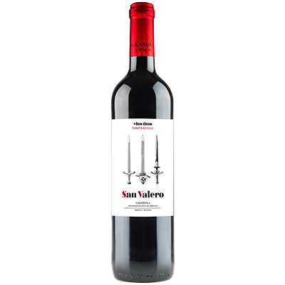 VINO D.O.CARIÑENA, TEMPRANILLO, TINTO 75 CL. - San Valero