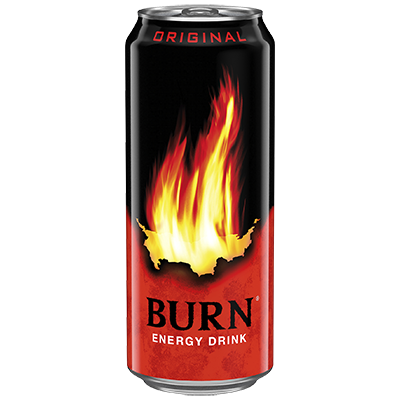 bebida energética carbonatada sabor Original con taurina, cafeína y guaraná lata 50 cl - Burn
