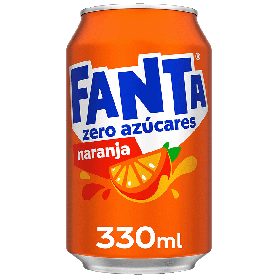 FANTA ZERO NARANJA LATA 33 CL
