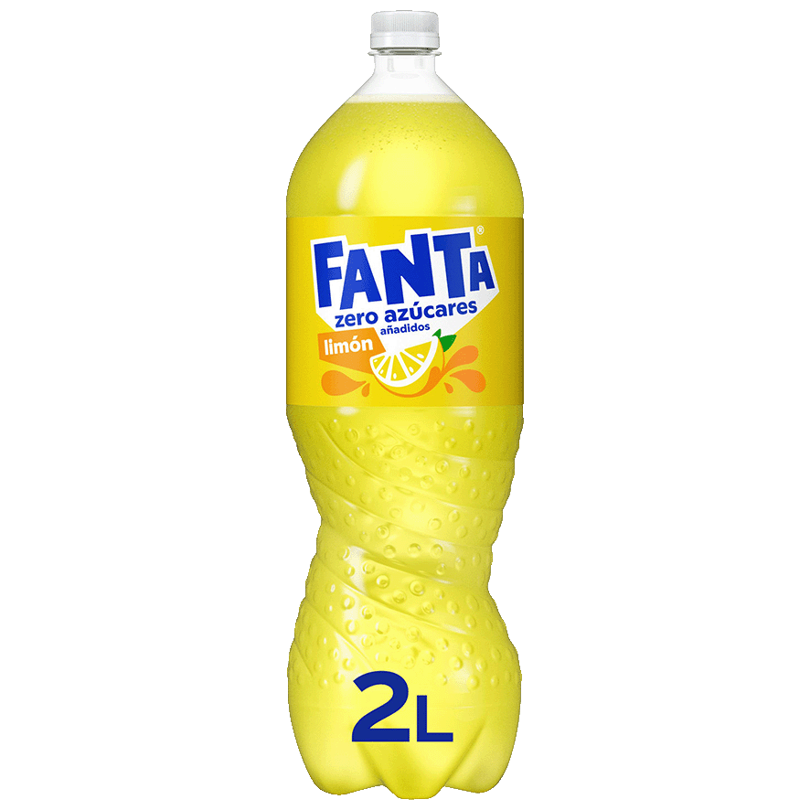 refresco de limón sin azúcares añadidos con gas botella 2 l - Fanta