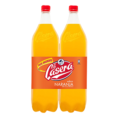 REFRESCO DE NARANJA 1,5 LITROS PACK 2 - La Casera